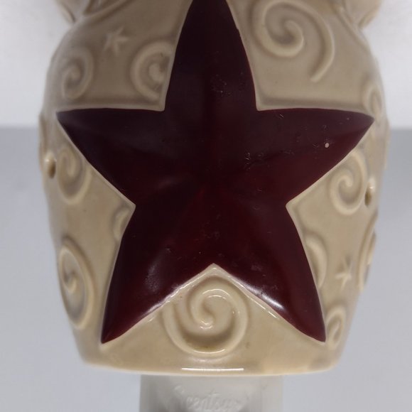 NEW! Scentsy Mini Electric Wax Warmer Plug In - Rustic Star - Picture 4 of 5